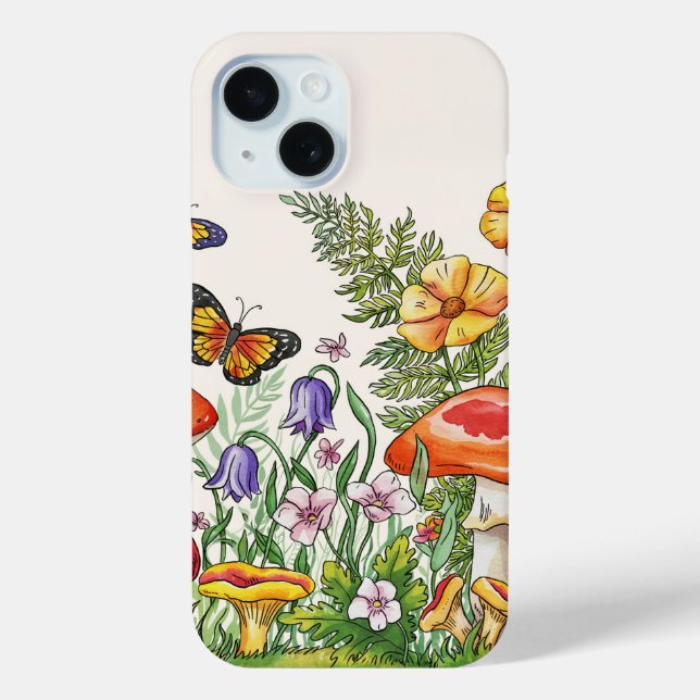 Summer Flowers Phone Case (Back)