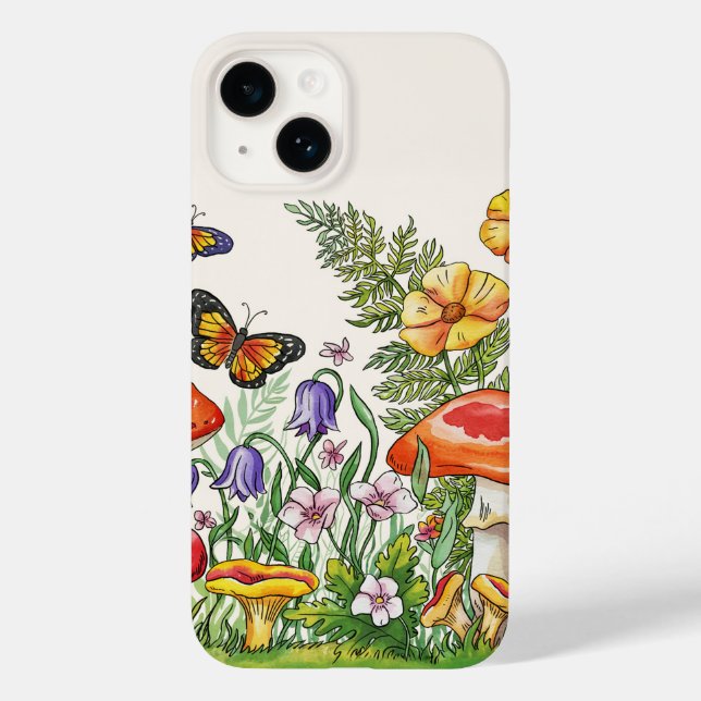 Summer Flowers Phone Case (Back)