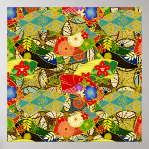 Summer Flowers Poster