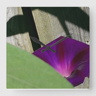 Summer Flowers Wall Clock