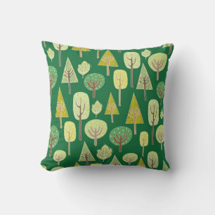 Summer Forest: Nature Inspired Design Cushion