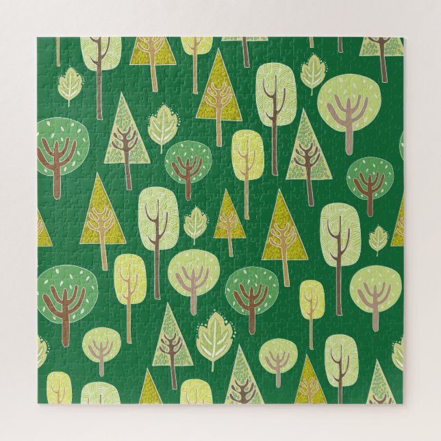 Summer Forest: Nature Inspired Design Jigsaw Puzzle (Vertical)