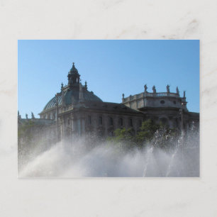 Summer Fountains - Munich, Germany Postcard