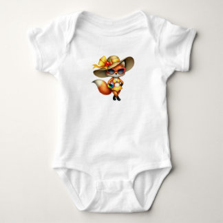 Summer Fox Fun Baby Bodysuit