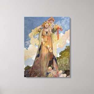 Summer from The Seasons Canvas Print