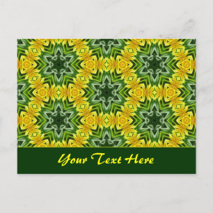 Summer Frost Template Postcard