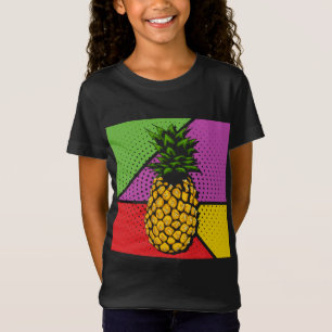 Summer Fruit Exotic Pineapple Lover Pop Art Pineap T-Shirt