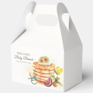 Summer Fruit Pancake Pacifier Brunch Baby Shower  Favour Box