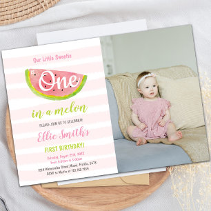 Summer Fruit Party Theme for Girls Invitation
