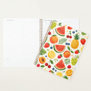 Summer Fruit Pattern Fabric   Tropical Watermelon  Planner