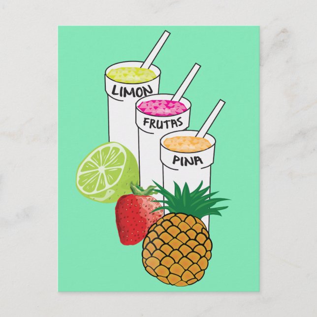 Summer Fruit smoothie Postcard (Front)