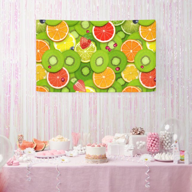 Summer Fruits 2 Banner (Party)