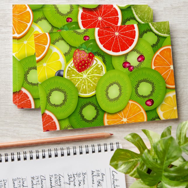 Summer Fruits 2 Envelope (Stacked)