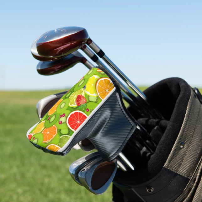 Summer Fruits 2 Golf Head Cover (In Situ)
