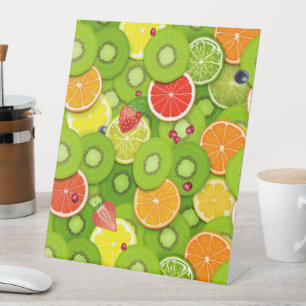 Summer Fruits 2 Pedestal Sign