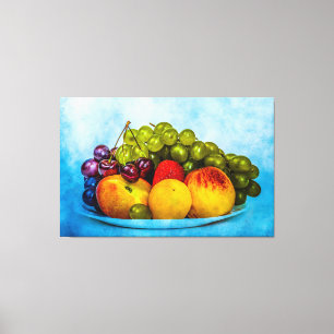Summer fruits canvas print