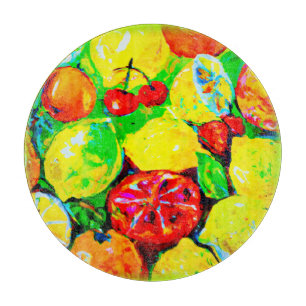  "Summer Fruits" Cute Art. Buy Now  Cutting Board
