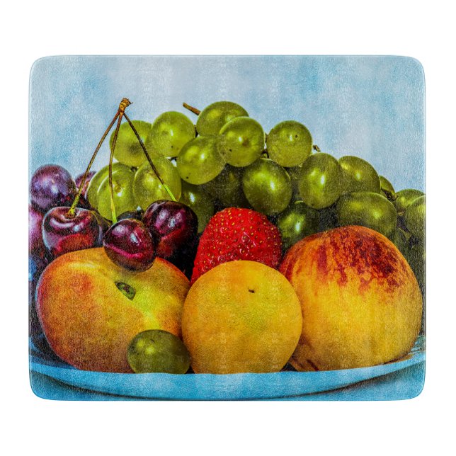 Summer fruits cutting board (Front)