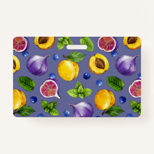 Summer Fruits ID Badge