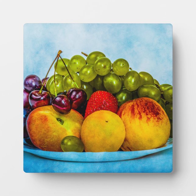 Summer fruits plaque (Front)