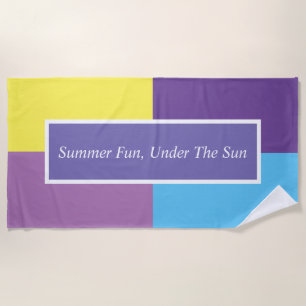 Summer Fun Beach Towel
