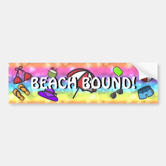 Summer Fun Bumper Sticker (Front)