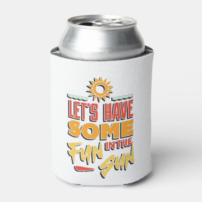 summer fun can cooler (Can Front)