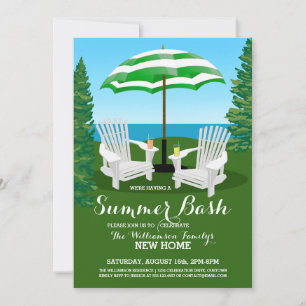 Summer Fun Celebration Party Invitations