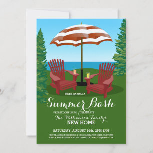 Summer Fun Celebration Party Invitations