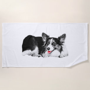 Summer Fun, Corgi Style Beach Towel