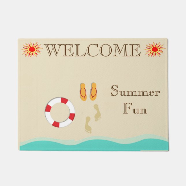 Summer Fun Door Mat (Front)