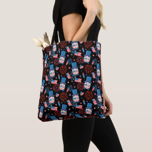 Summer Fun Gnome 4th of July Tote Bag