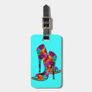 Summer Fun High Heel Shoes Luggage Tag