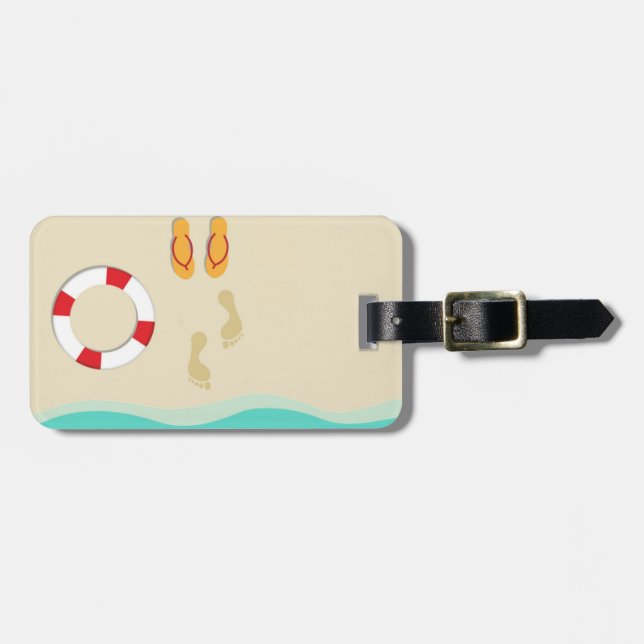 Summer Fun Luggage Tag (Front Horizontal)