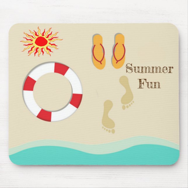 Summer Fun Mouse Pad (Front)