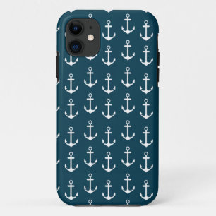 Summer Fun Nautical Anchor Pattern iPhone 5 5S Case-Mate iPhone Case