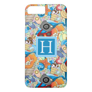 Summer Fun Pattern   Add Your Initial Case-Mate iPhone Case