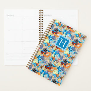 Summer Fun Pattern   Add Your Initial Planner