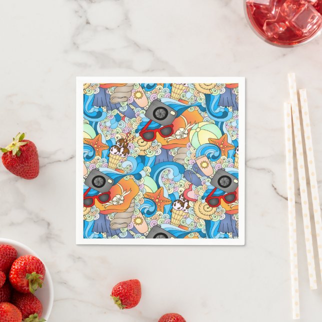 Summer Fun Pattern Napkin (Insitu)