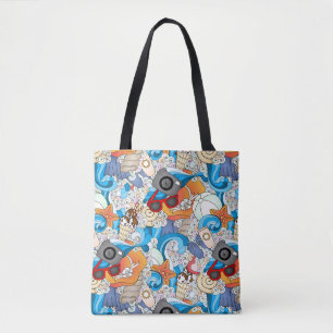 Summer Fun Pattern Tote Bag