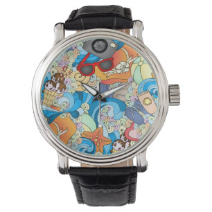 Summer Fun Pattern Watch