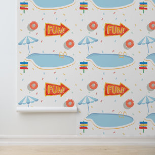 Summer Fun Pool Party Wallpaper