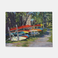 Summer Fun Red Yellow Blue Kayaks Rockport Maine