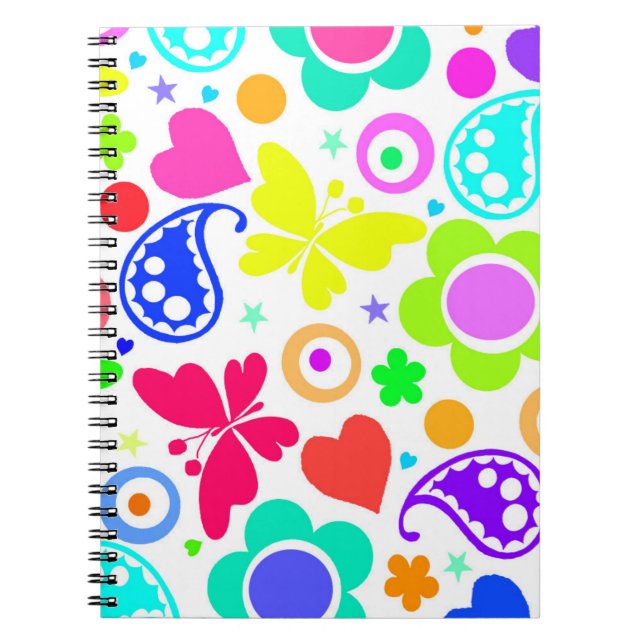 Summer Fun Spiral Notebook (Front)