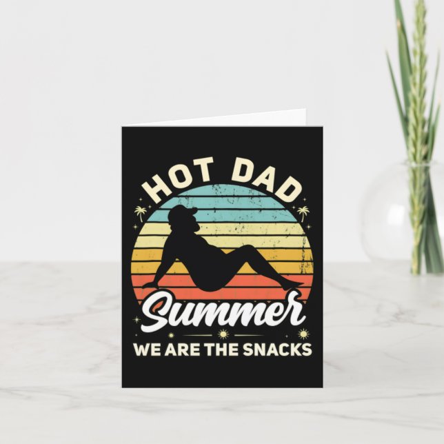 Summer Funny Joke Meme Fathers Day Card (Front)