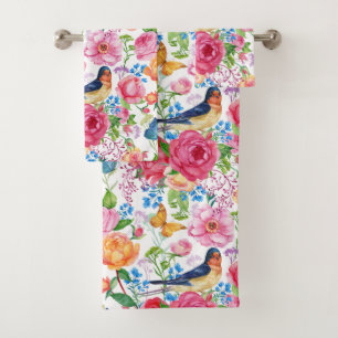 Summer Garden Bath Towel Set