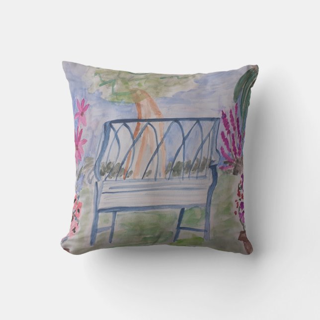 Summer Garden Bench  Cushion (Front)