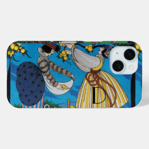 SUMMER GARDEN/  FASHION COSTUME DESIGNER MONOGRAM iPhone 15 CASE