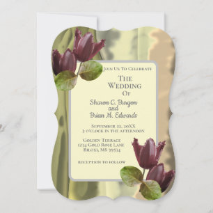 Summer Garden Floral Tulip Greenery Wedding