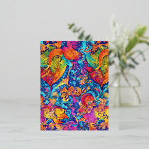 Summer Garden Foil Holiday Postcard